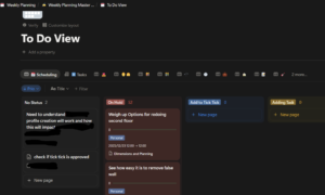 notion tasks database
