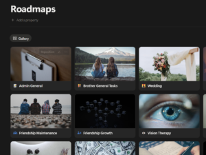 notion roadmaps