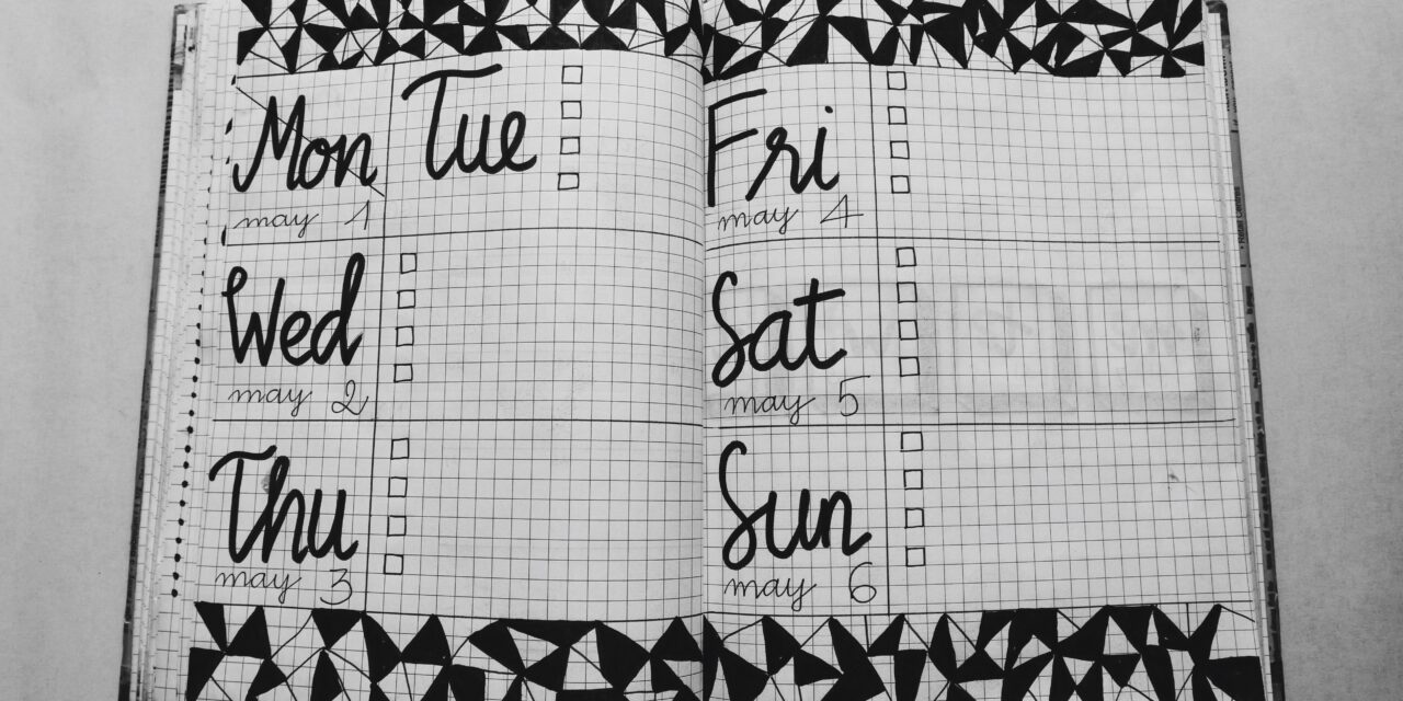 5 Reasons Why Planning Your Week is the Best Thing You Can Do